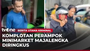 Polisi Tangkap Tiga Pelaku Perampokan Minimarket di Majalengka | Berita Utama Kriminal