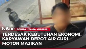 Sakit Hati, Karyawan Curi Motor Mantan Majikan | Berita Utama Kriminal