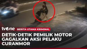 Pelaku Curanmor Tertangkap Basah Pemilik Motor dalam Duel Tersengit | Berita Kriminal
