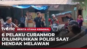 Video Amatir Penangkapan 6 Pelaku Curanmor: Polisi Terpaksa Letuskan Tembakan | Berita Kriminal