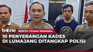 Polisi Tangkap 10 Orang Kasus Penyerangan Kades di Lumajang