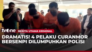 Sindikat Maling Motor Bersenjata Api Ditangkap Polisi | Berita Kriminal