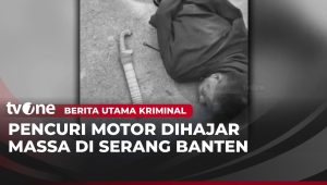 Maling Motor Dihajar Massa Hingga Babak Belur – Berita Kriminal