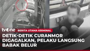 Kepergok Pemilik Motor, Pelaku Curanmor Babak Belur! Utama Kriminal