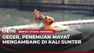 Jasad Pria Misterius Ditemukan Mengambang di Kali Sunter – Berita Utama