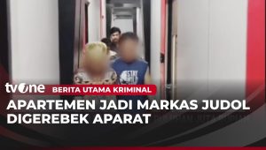 Kamar Apartemen Kantor Judi Online Digerebek Polisi, 4 Pelaku Diamankan Utama
