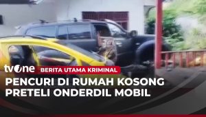 Niat Pencuri Preteli Onderdil Mobil di Rumah Kosong