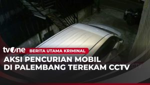 CCTV Palembang Memperlihatkan Detik-detik Maling Mobil – Berita Kriminal Terbaru
