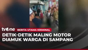 Tepar! Maling Motor Tak Berkutik Setelah Dihajar Warga | Berita Utama Kriminal