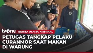Saat Sedang Makan di Warung, Dua Pelaku Curanmor Disergap – Berita Utama Kriminal