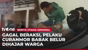 Kepergok Curanmor di Serang, Pelaku Nyaris Tewas Dihakimi Warga: Berita Utama Kriminal