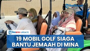 Cuaca Ekstrem Tak Henti Semangat Jemaah Haji RI, Kemenhaj Siapkan 19 Mobil Golf di Mina