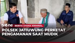 Polsek Jatiuwung Menjaga Rumah yang Ditinggal Mudik dengan Patroli Pengamanan