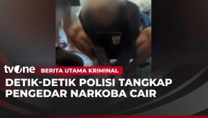 Razia Polisi Berhasil Menangkap Tiga Tersangka Pengedar Narkoba Cair