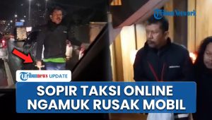 Insiden Memilukan: Sopir Taksi Online Ngamuk di Tol JORR Hingga Merusak Mobil, Emosi Tak Terkendali