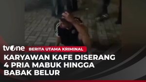 Teror 4 Pria Mabuk: Aniaya Karyawan dan Acak-acak Warung Kedai Kopi