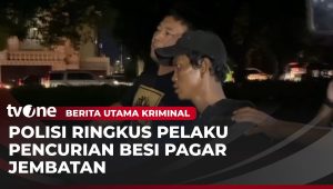 Razia Sukses! Pencuri Besi Pagar di Sunter Dibekuk oleh Polisi