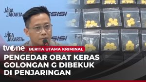 Razia Sukses! Dua Pelaku Pengedar Obat Keras Golongan G di Penjaringan Dibekuk