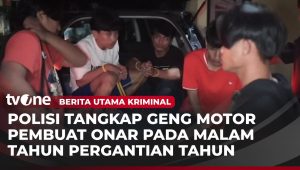 Operasi Polisi Berhasil Tangkap Geng Motor Pembuat Onar di Malam Tahun Baru