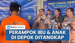 Tragedi Perampokan di Depok: Ibu dan Anak Dibacok Demi Handphone, Satu Pelaku Berhasil Dibekuk