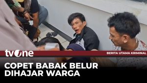 Kejamnya Aksi Komplotan Copet: Tak Berkutik Dikeroyok Massa