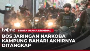 Operasi Bersama Berhasil Menangkap Bos Narkoba di Kampung Bahari